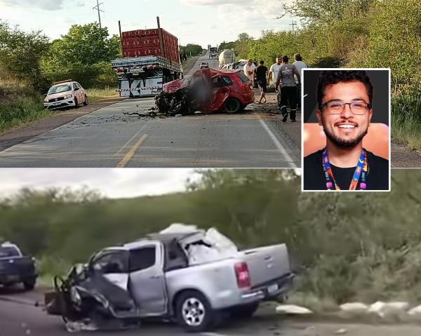Colisão entre carro e caminhonete deixa um morto e três feridos na BR-324, entre Nova Fátima e Gavião