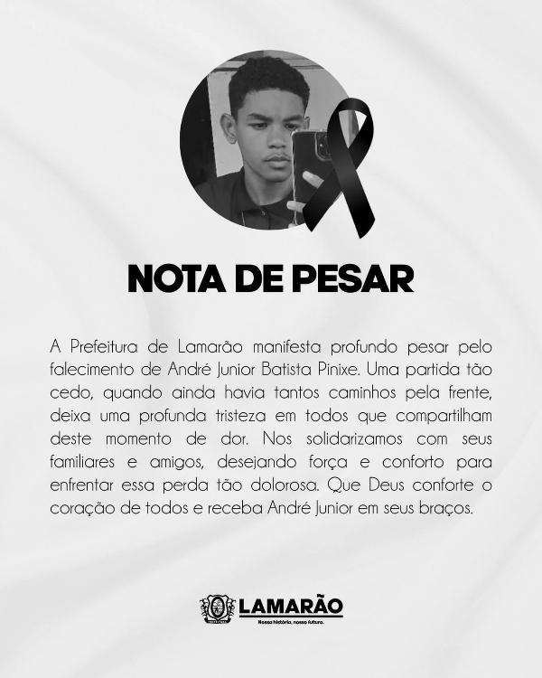 Adolescente de 14 anos morre afogado enquanto tomava banho em barragem de Lamarão
