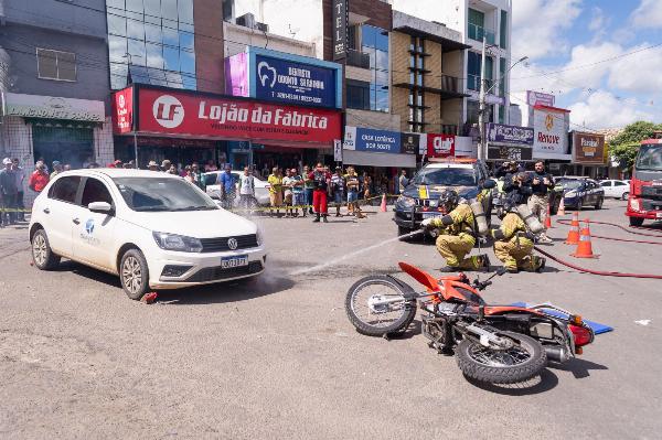 PRF participa de simulado de preparação e atendimento a emergência de acidentes em Serrinha