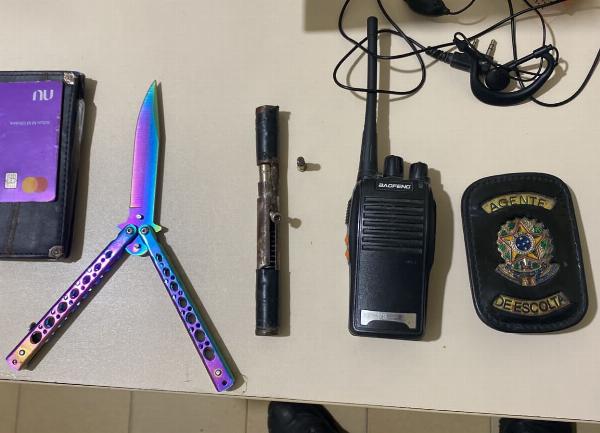 Segurança é preso com arma de fogo artesanal após agredir homem durante festa de São Pedro em Retirolândia