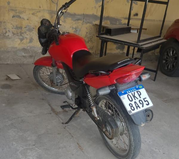 Motocicleta é recuperada em menos de 24 horas após furto, em Conceição do Coité