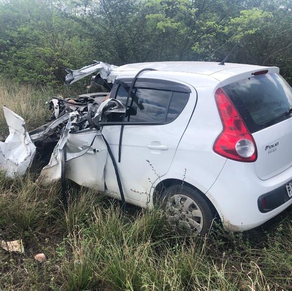 Suspeito de assalto morre após grave acidente durante fuga em Conceição do Coité