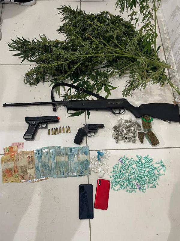 Suspeito de tráfico de drogas é preso em Araci