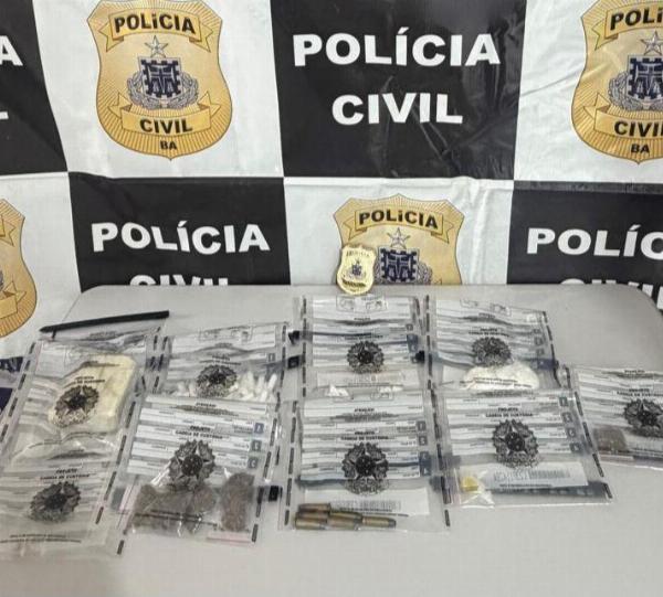 Ação policial apreende cocaína, MDMA e munições durante operação em Conceição do Coité