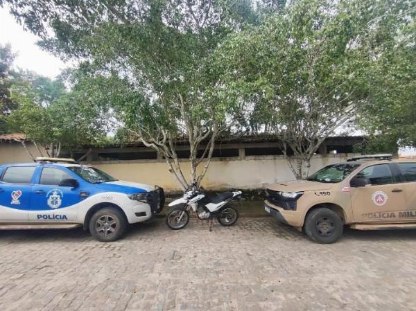 Teofilândia: moto roubada por dupla armada é recuperada três dias após o crime