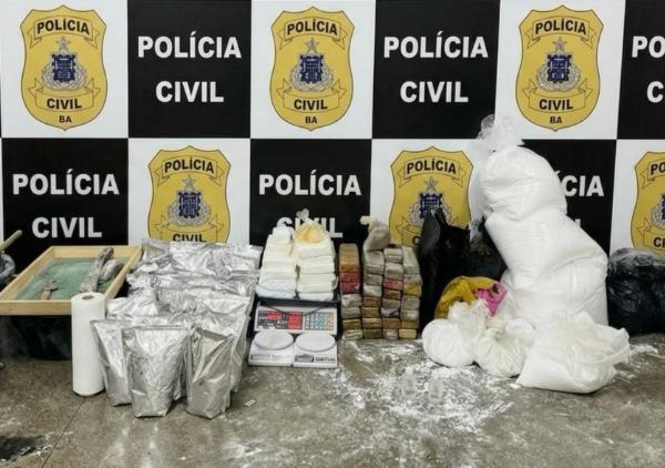 Polícia Civil desativa laboratório de cocaína que abastecia Serrinha e Barrocas