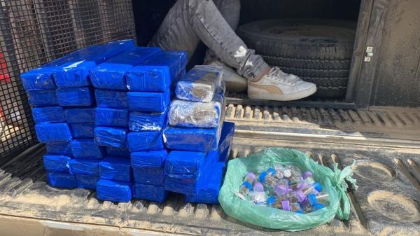 Mais de 32 kg de droga que seriam entregues em Quijingue são apreendidos pela PM em Teofilândia