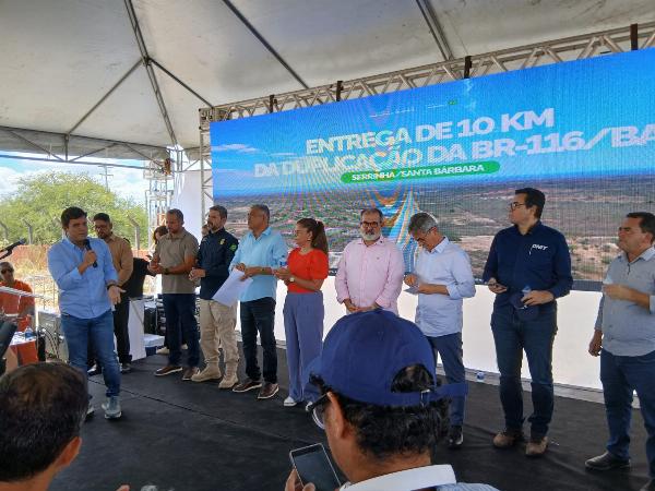 DNIT libera 10,6 km de nova pista duplicada da BR-116 entre Serrinha e Santa Bárbara