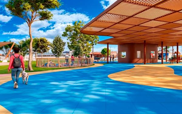 Prefeito de Serrinha apresenta projeto da nova Morena Bela; espaço terá fonte, playground e pista de caminhada
