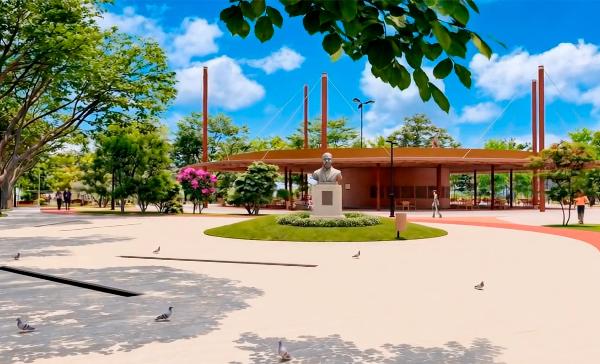 Prefeito de Serrinha apresenta projeto da nova Morena Bela; espaço terá fonte, playground e pista de caminhada