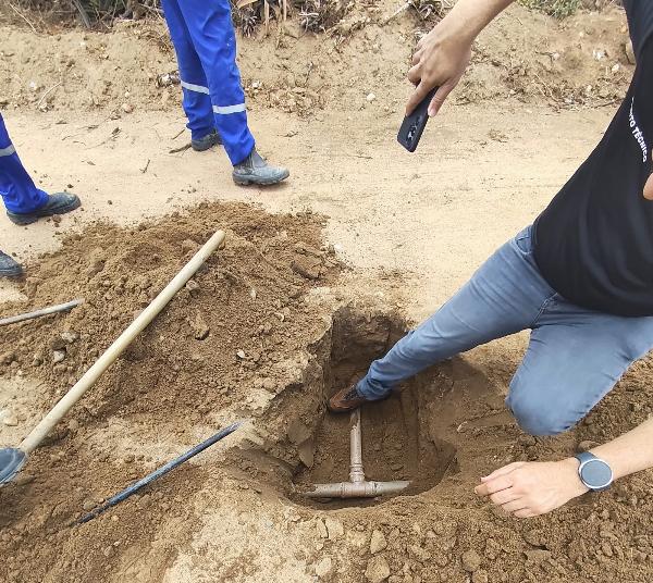 Ligação clandestina de água é descoberta após reclamações de moradores em Araci