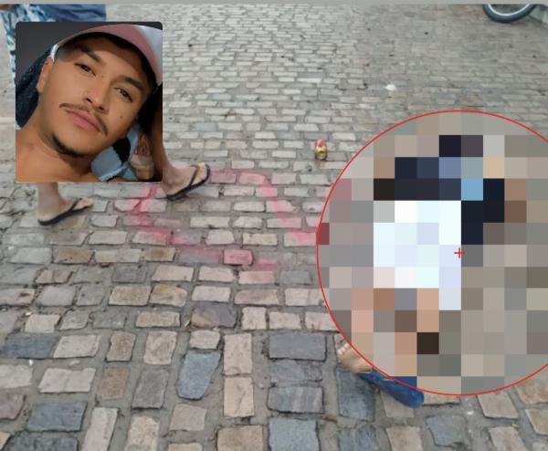 Homem é executado a tiros em Serrolândia e sigla de facção é pichada ao lado do corpo