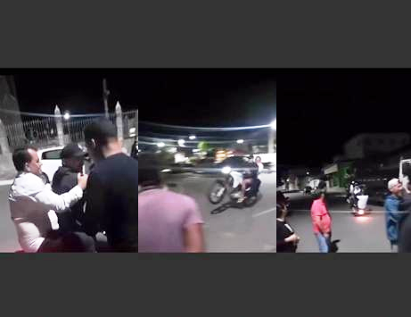 Vídeo mostra prefeito de Barrocas dando "grau" em garupa de moto