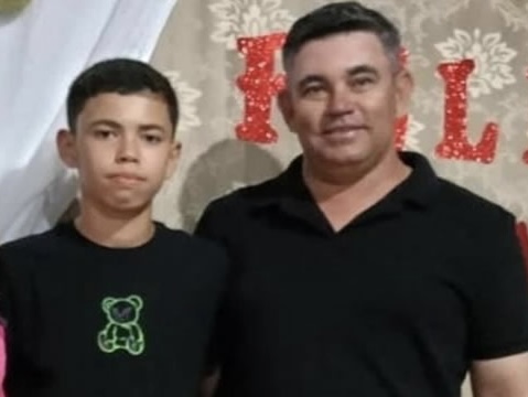 Homem e filho são mortos a tiros após serem perseguidos em Caém