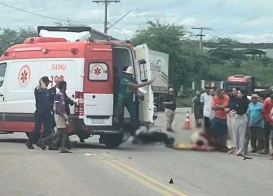 Motociclista morre após colisão na BR-407 em distrito de Capim Grosso