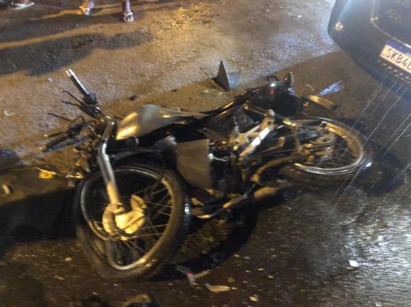 Acidente com entregador de delivery em Coité