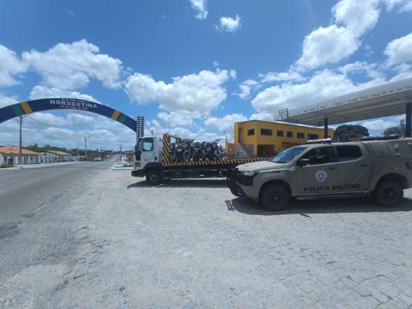 Operação apreende mais de 30 motos irregulares em cidades da região do Sisal