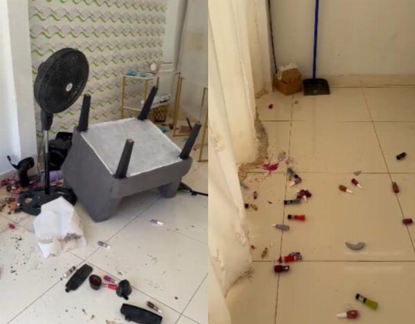 Mulher é presa após esfaquear manicure e destruir salão de beleza em Ipirá