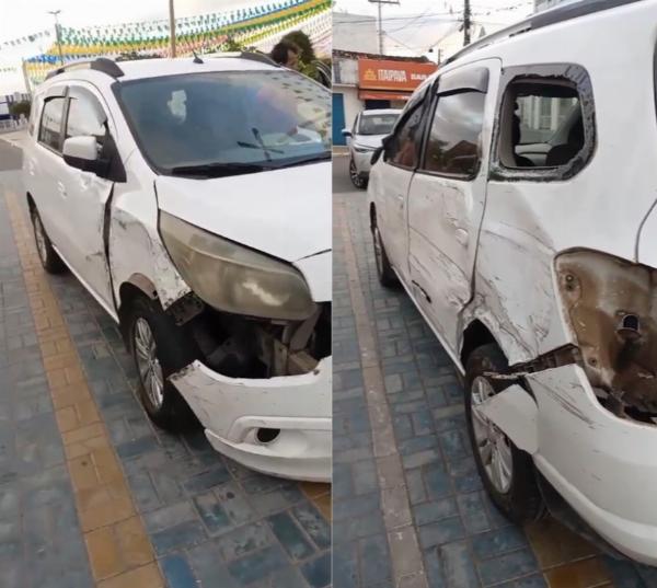 Caminhoneiro em surto invade Rafael Jambeiro e causa destruição