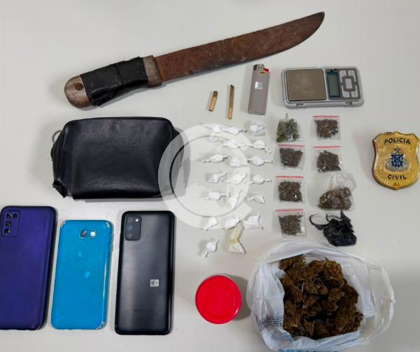 Polícia Civil prende dupla suspeita de tráfico e de anunciar "toque de recolher" em Santa Bárbara