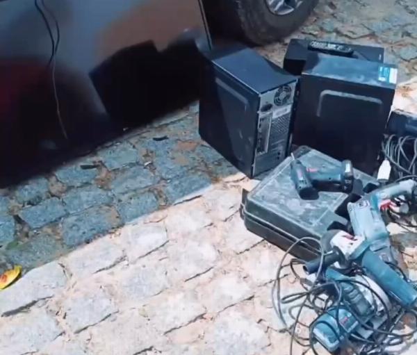 Objetos furtados de órgãos públicos em Cícero Dantas são recuperados pela Polícia Civil