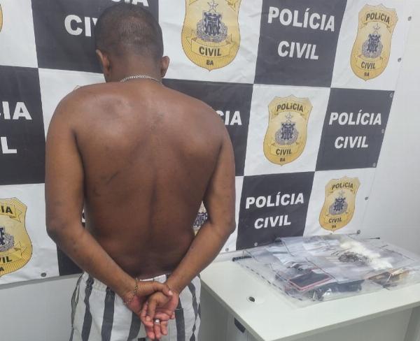 Homem é preso e quase R$ 8 mil são apreendidos durante operação da Polícia Civil em Cansanção