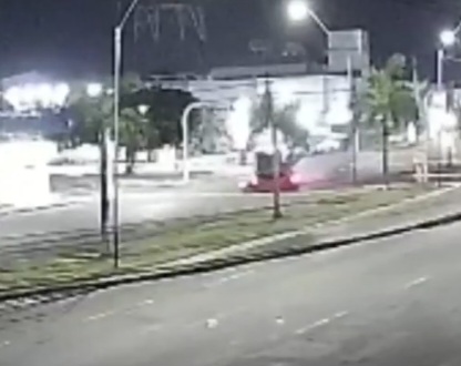 Vídeo mostra acidente que matou comerciante serrinhense