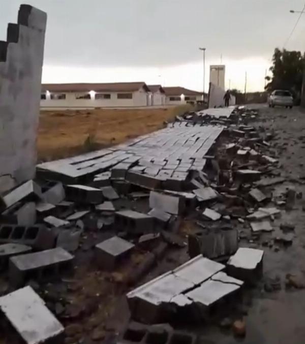 Chuva de granizo atinge cidades da região do Sisal e assusta moradores