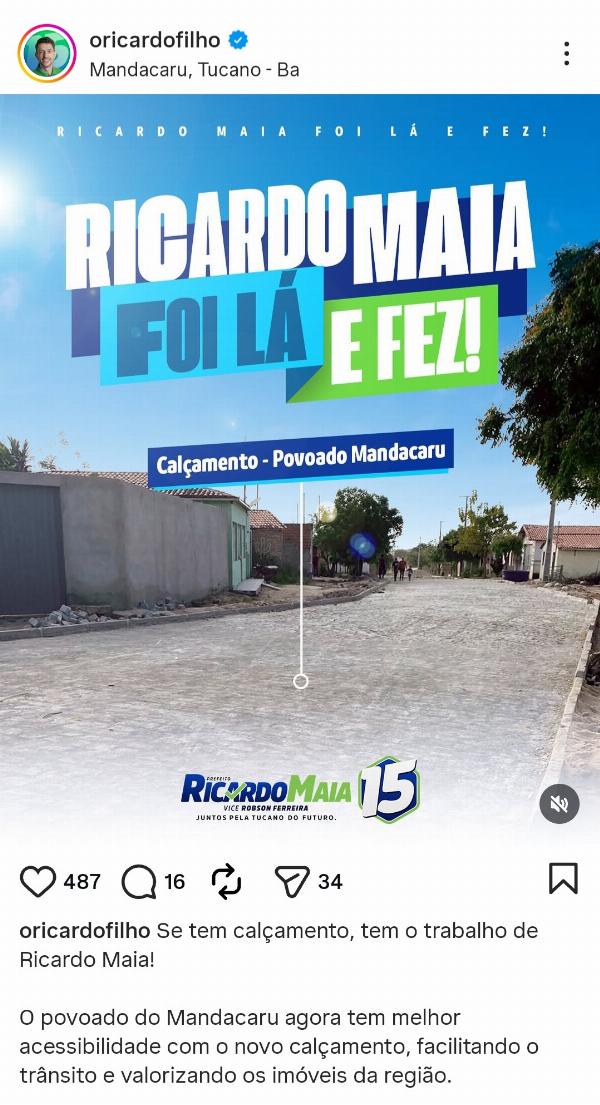 Após pagar R$ 1,2 milhão, prefeitura de Tucano diz à CGU que obra não entregue fazia parte de “etapas futuras”