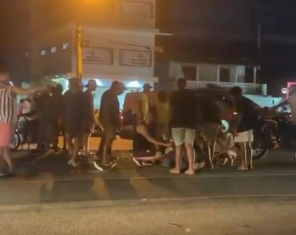 Vereador fica ferido após colisão entre moto e carro em Riachão do Jacuípe
