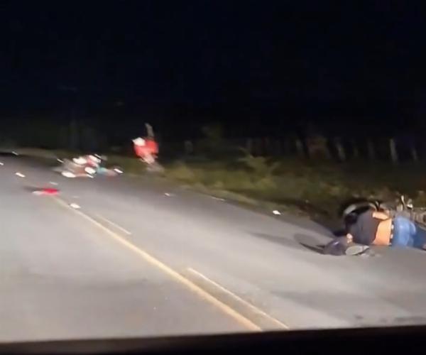 Colisão entre motos deixa um morto e um ferido em Riachão do Jacuípe