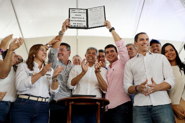 Em Serrinha, governador assina ordem de serviço para a construção do Hospital e Maternidade Regional do Sisal