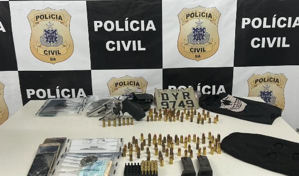 Operação conjunta alcança criminosos e apreende arma em Capim Grosso