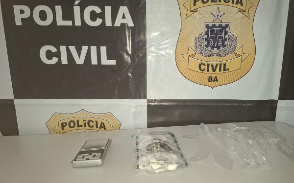 Homem é preso em flagrante por tráfico de drogas em Conceição de Coité