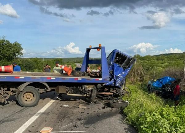 Empresário natural de Pé de Serra morre em colisão frontal entre caminhão e caminhonete na Paraíba