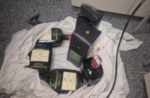 Homens são flagrados furtando produtos em supermercado de São Gonçalo dos Campos