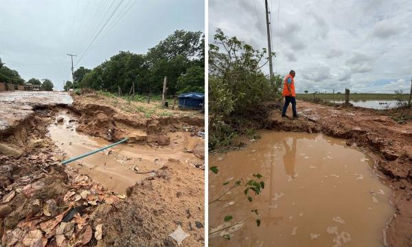 Início das aulas é adiado devido a fortes chuvas em Ribeira do Amparo