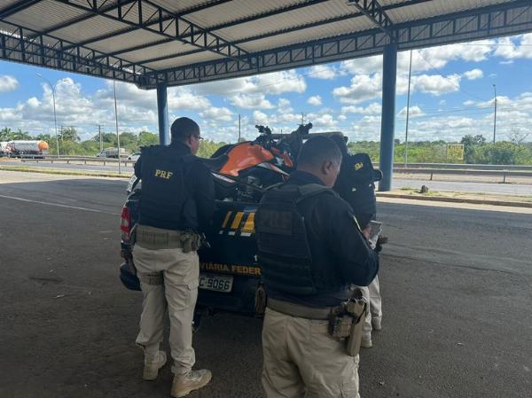 Moto roubada é flagrada sendo transportada para Euclides da Cunha
