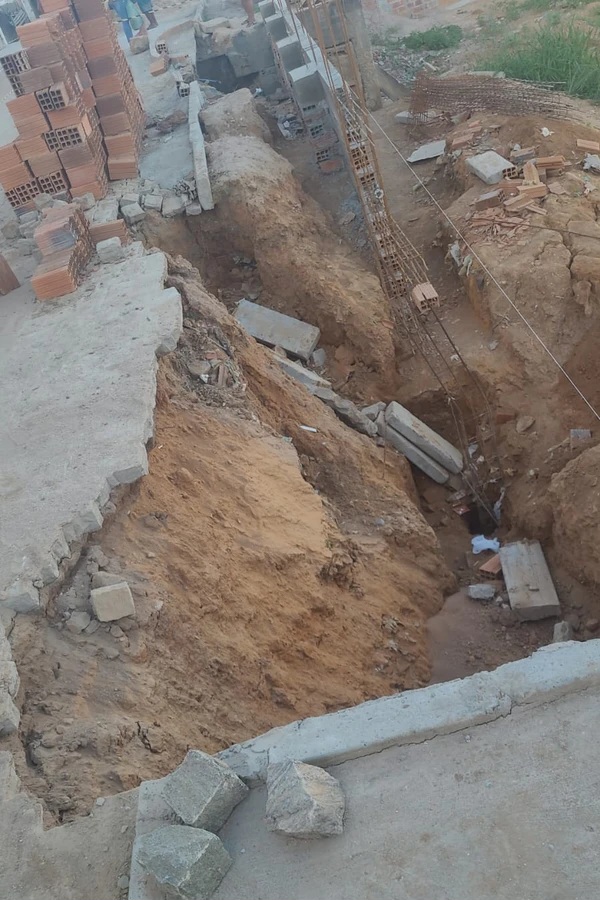 Pedreiro morre soterrado em obra da prefeitura de Baixa Grande