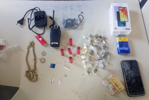 PM apreende drogas e munições em Ribeira do Pombal