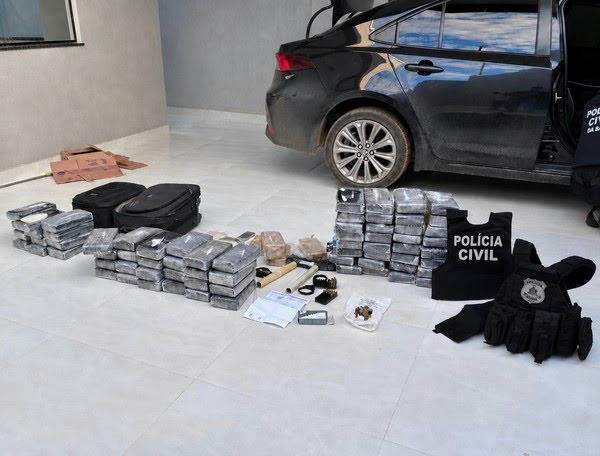 Operação que prendeu PM com mais de 100kg de drogas apreende outros 81kg em Euclides da Cunha